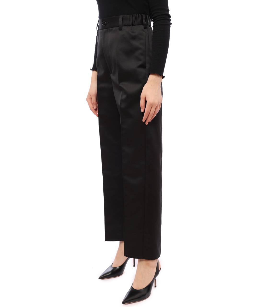 MM6 MAISON MARGIELA Черные прямые брюки, фото 4