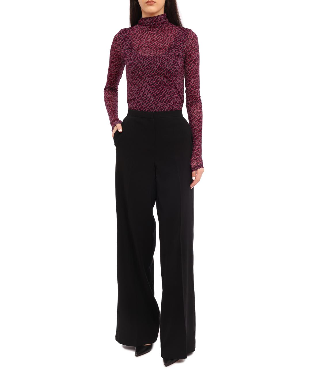 PINKO Черные прямые брюки, фото 2