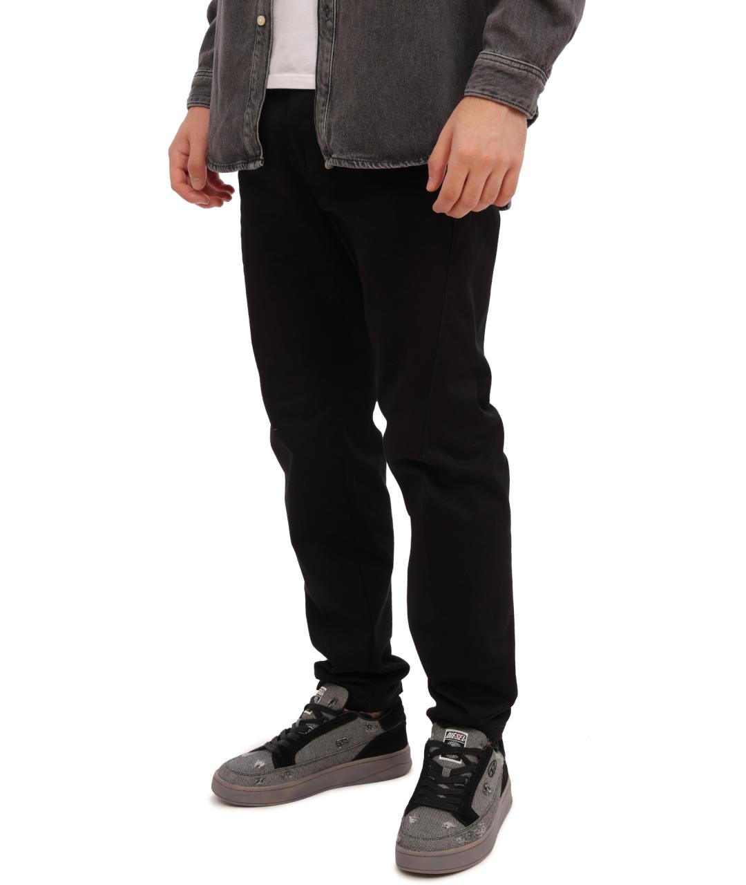 DIESEL Черные повседневные брюки, фото 3