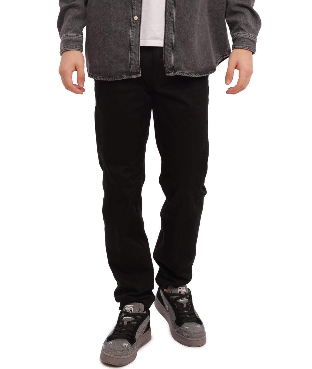 DIESEL Черные повседневные брюки, фото 1