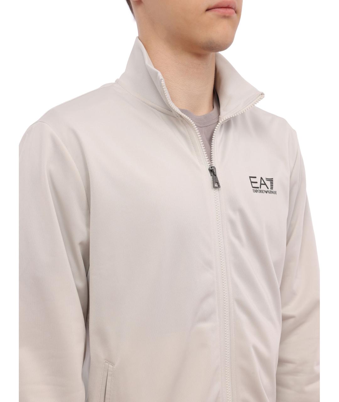 EA7 Бежевый спортивный костюм, фото 4