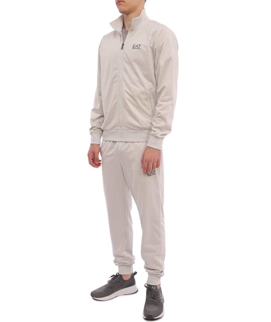 EA7 Бежевый спортивный костюм, фото 3