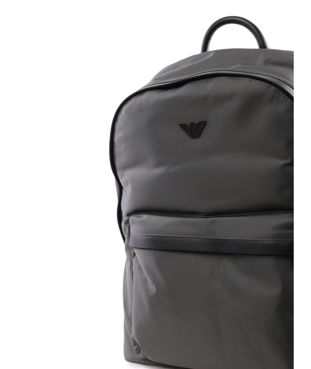 EMPORIO ARMANI Серый рюкзак, фото 4