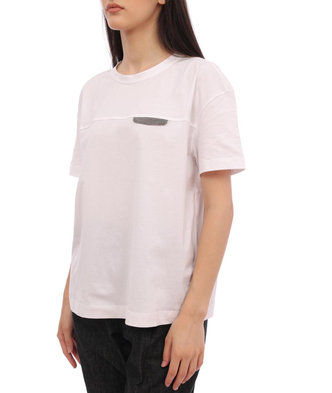 BRUNELLO CUCINELLI Хлопковая футболка, фото 3