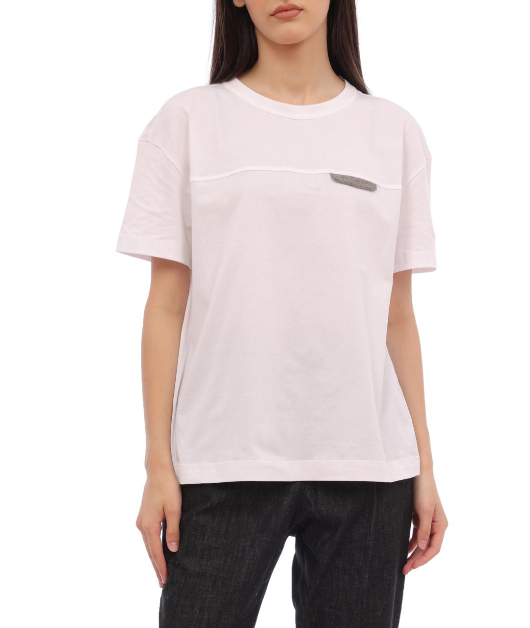 BRUNELLO CUCINELLI Хлопковая футболка, фото 1