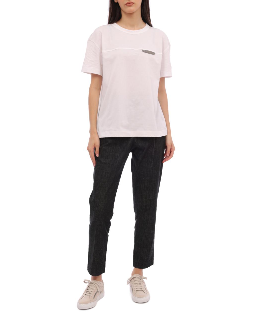 BRUNELLO CUCINELLI Хлопковая футболка, фото 2