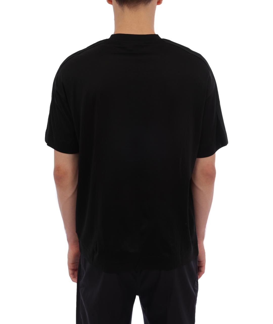 EMPORIO ARMANI Черная футболка, фото 5