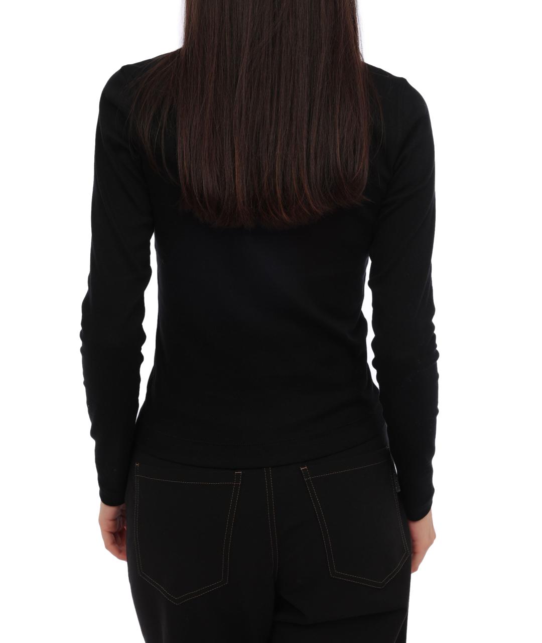 BRUNELLO CUCINELLI Черный хлопковый джемпер / свитер, фото 6