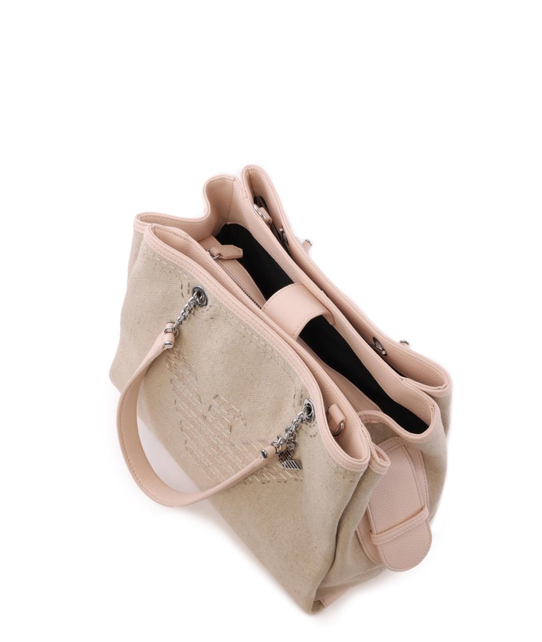 EMPORIO ARMANI Тканевая сумка тоут, фото 4