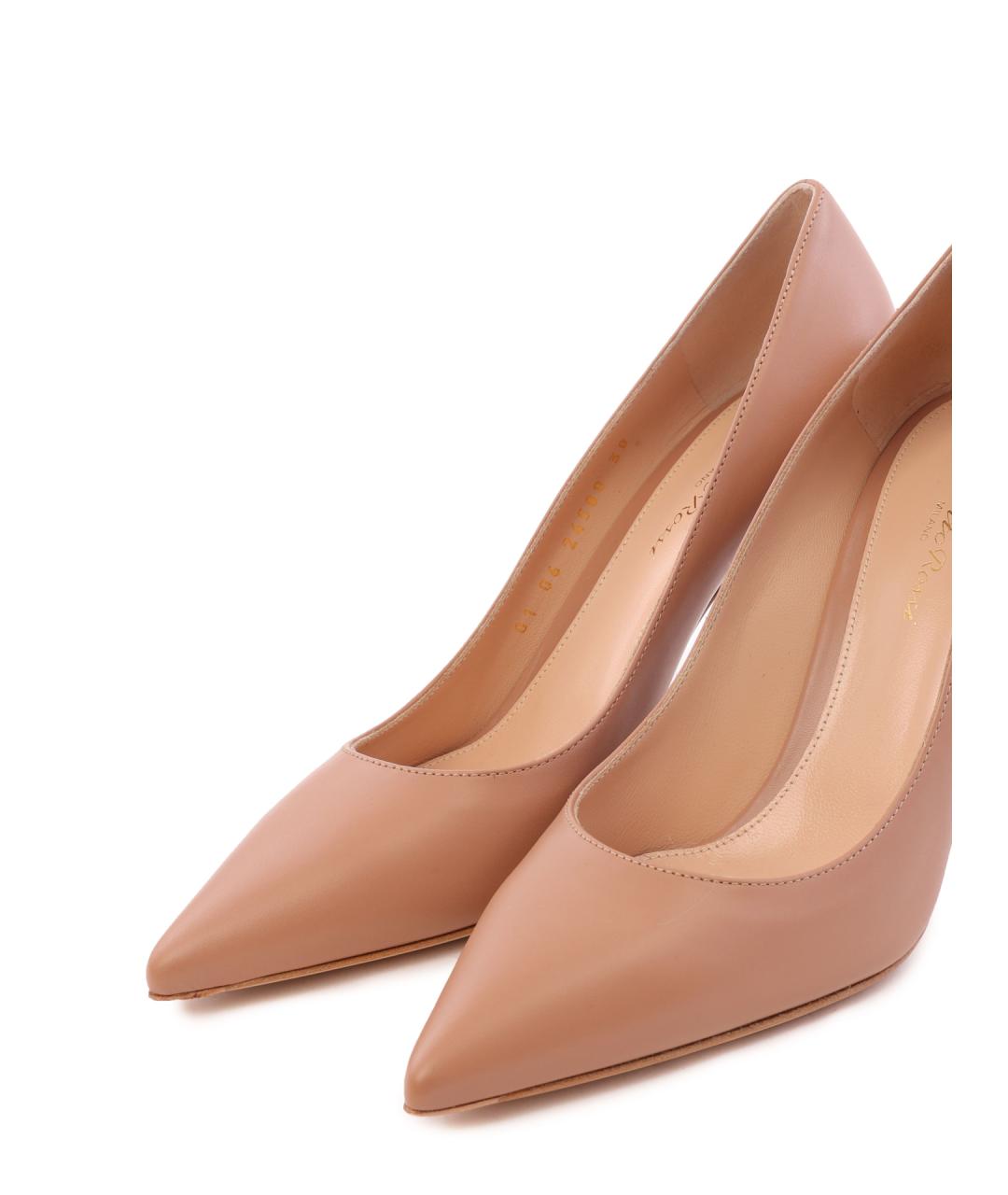 GIANVITO ROSSI Кожаные туфли, фото 5