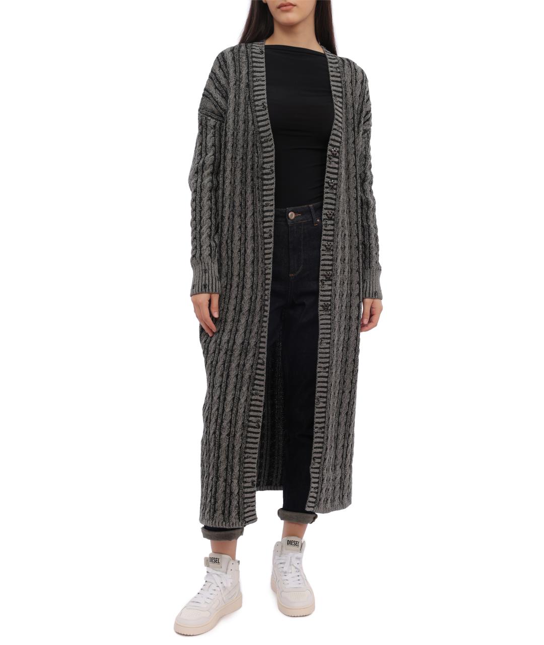 DIESEL Серый кардиган, фото 2