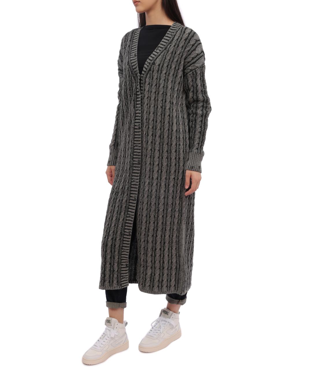 DIESEL Серый кардиган, фото 3