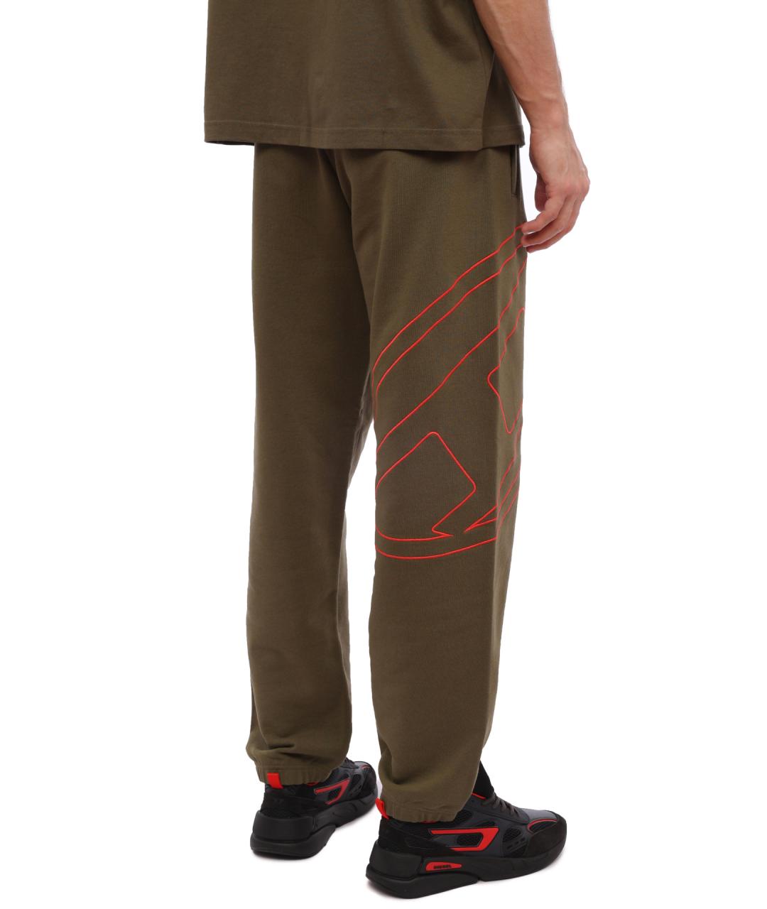 DIESEL Зеленые повседневные брюки, фото 4