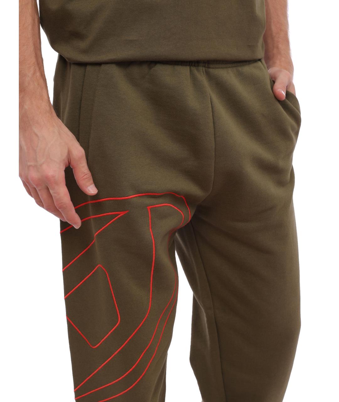 DIESEL Зеленые повседневные брюки, фото 5