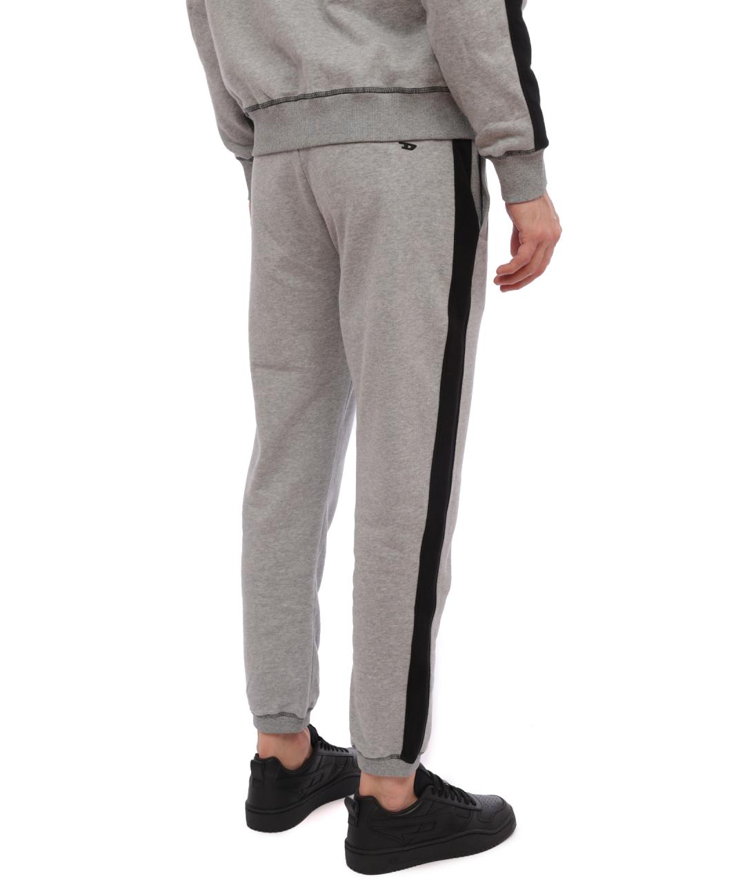 DIESEL Серые хлопковые повседневные брюки, фото 4