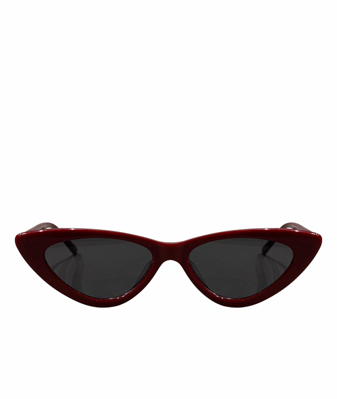 ADAM SELMAN Бордовые пластиковые солнцезащитные очки, фото 1