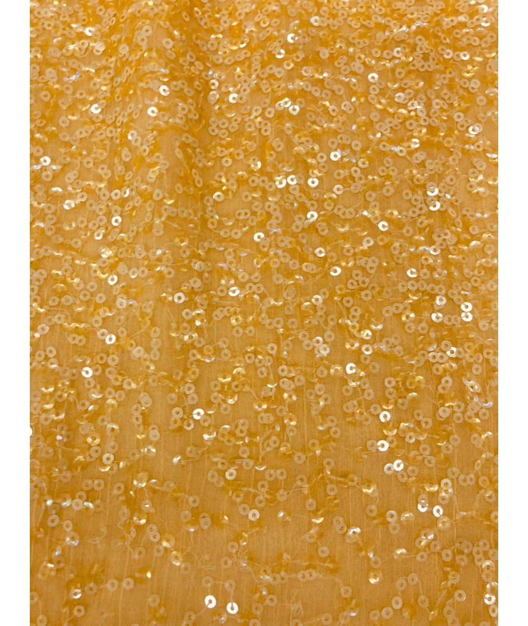 HALSTON HERITAGE Желтое полиэстеровое вечернее платье, фото 8