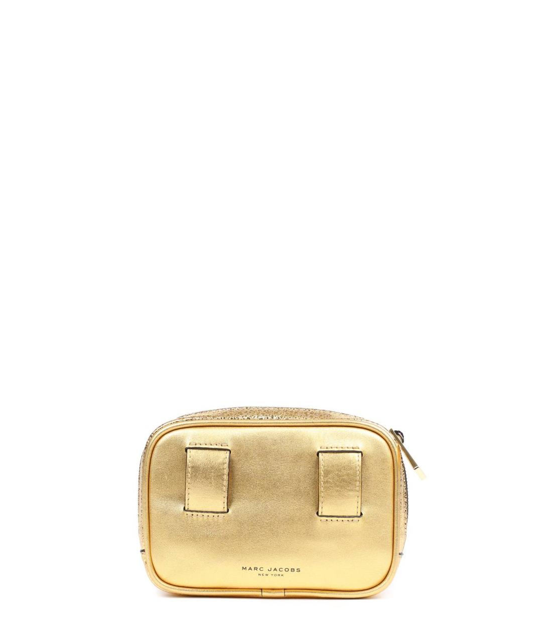 MARC JACOBS Золотая кожаная поясная сумка, фото 3