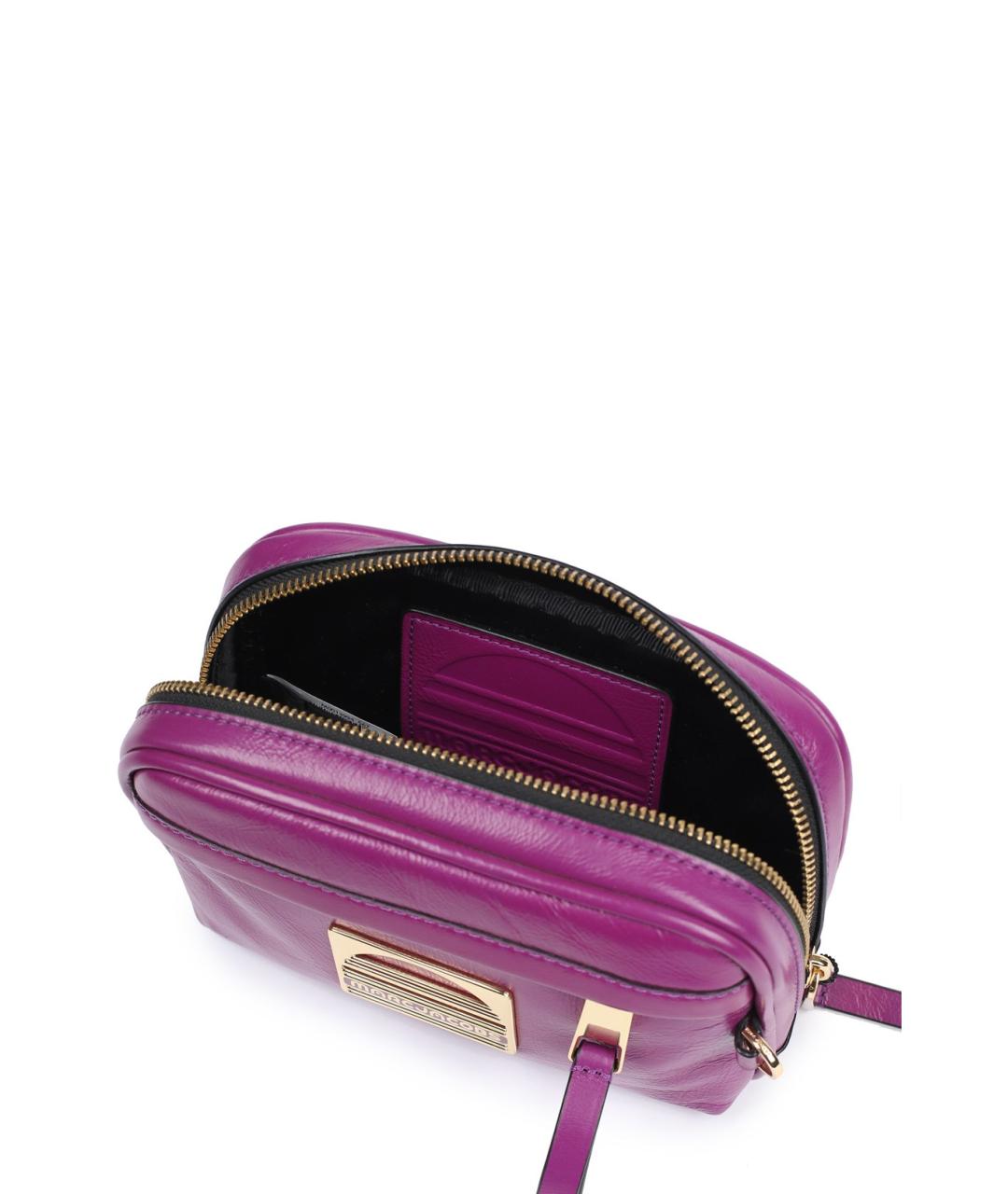 MARC JACOBS Фиолетовая кожаная поясная сумка, фото 4