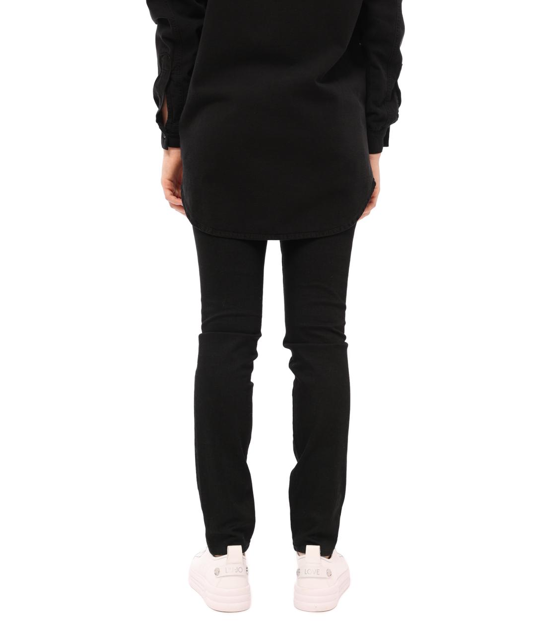 BURBERRY Черные прямые джинсы, фото 2