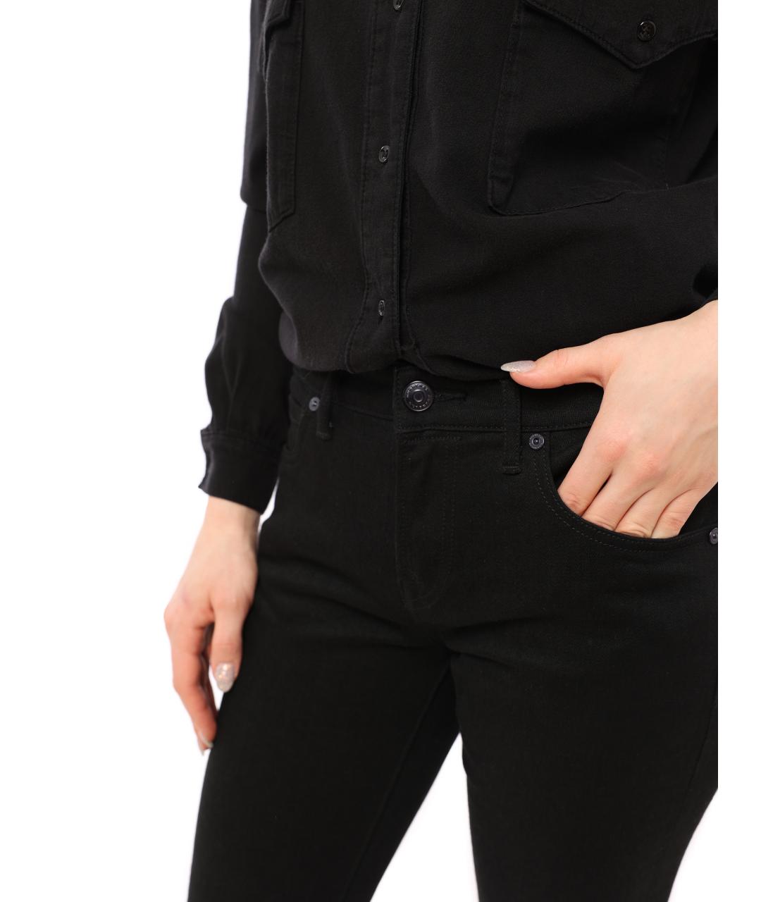 BURBERRY Черные прямые джинсы, фото 4