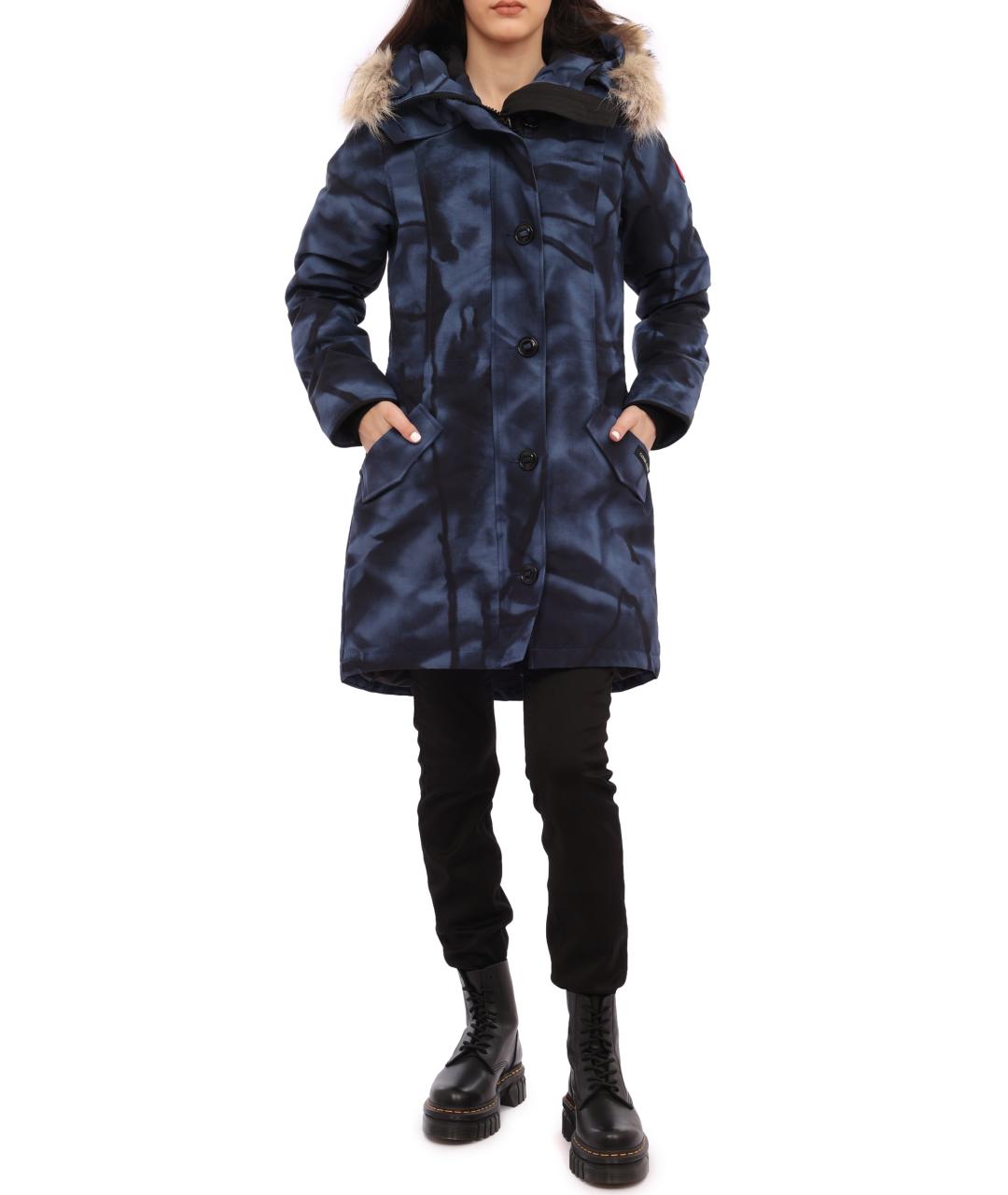 CANADA GOOSE Синяя полиэстеровая парка, фото 2