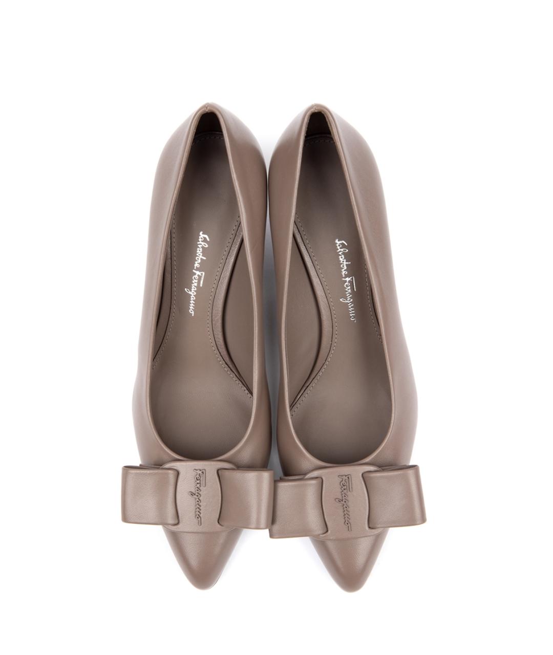 FERRAGAMO Кожаные туфли, фото 4