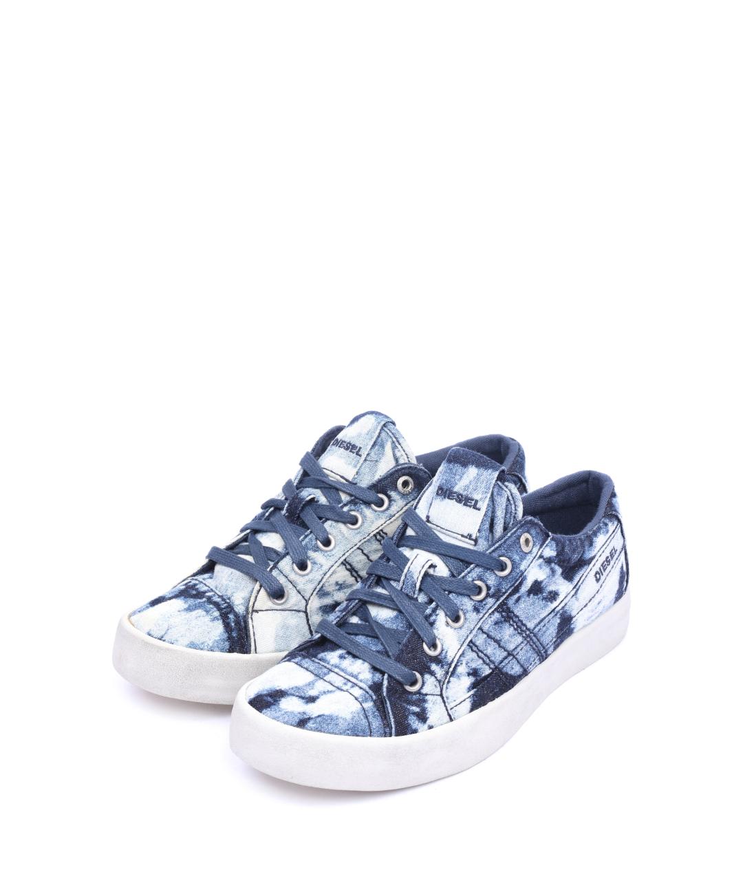 DIESEL Синие кеды, фото 2
