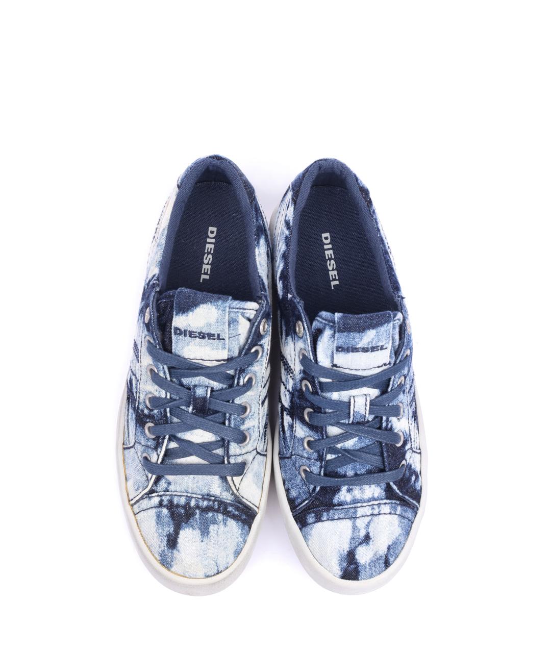 DIESEL Синие кеды, фото 4