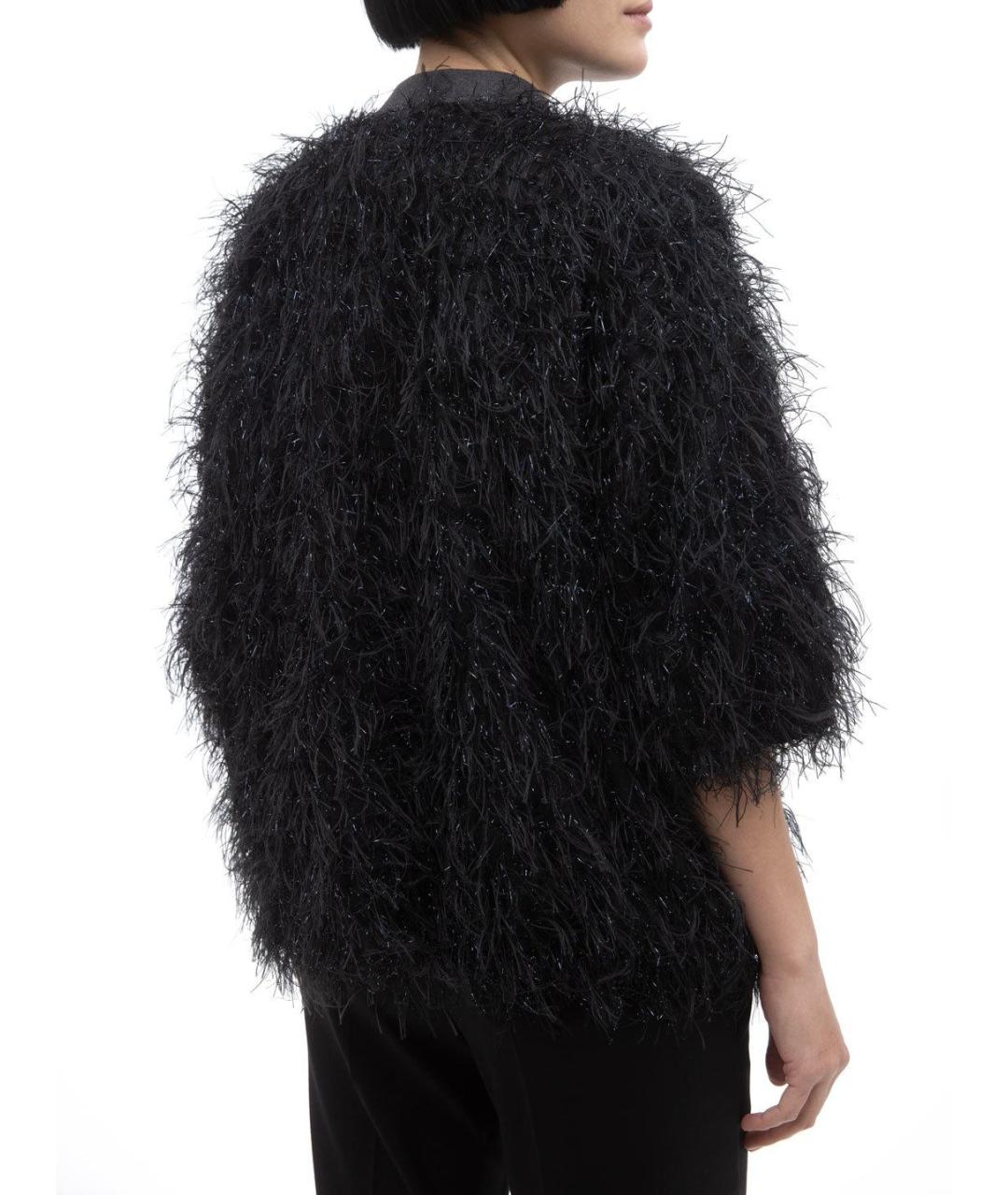 BRUNELLO CUCINELLI Черный полиэстеровый жакет/пиджак, фото 2