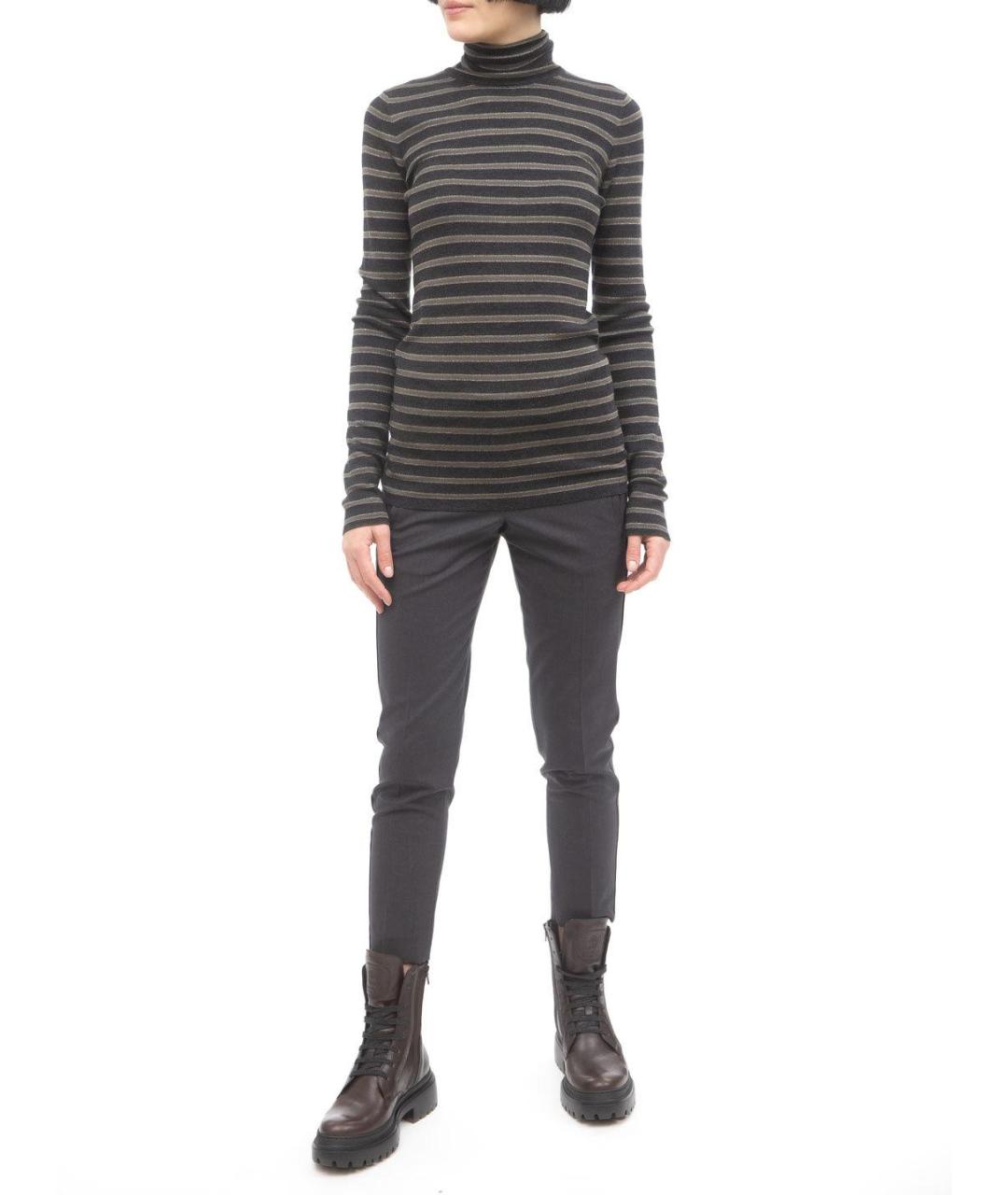 BRUNELLO CUCINELLI Серая шерстяная водолазка, фото 2