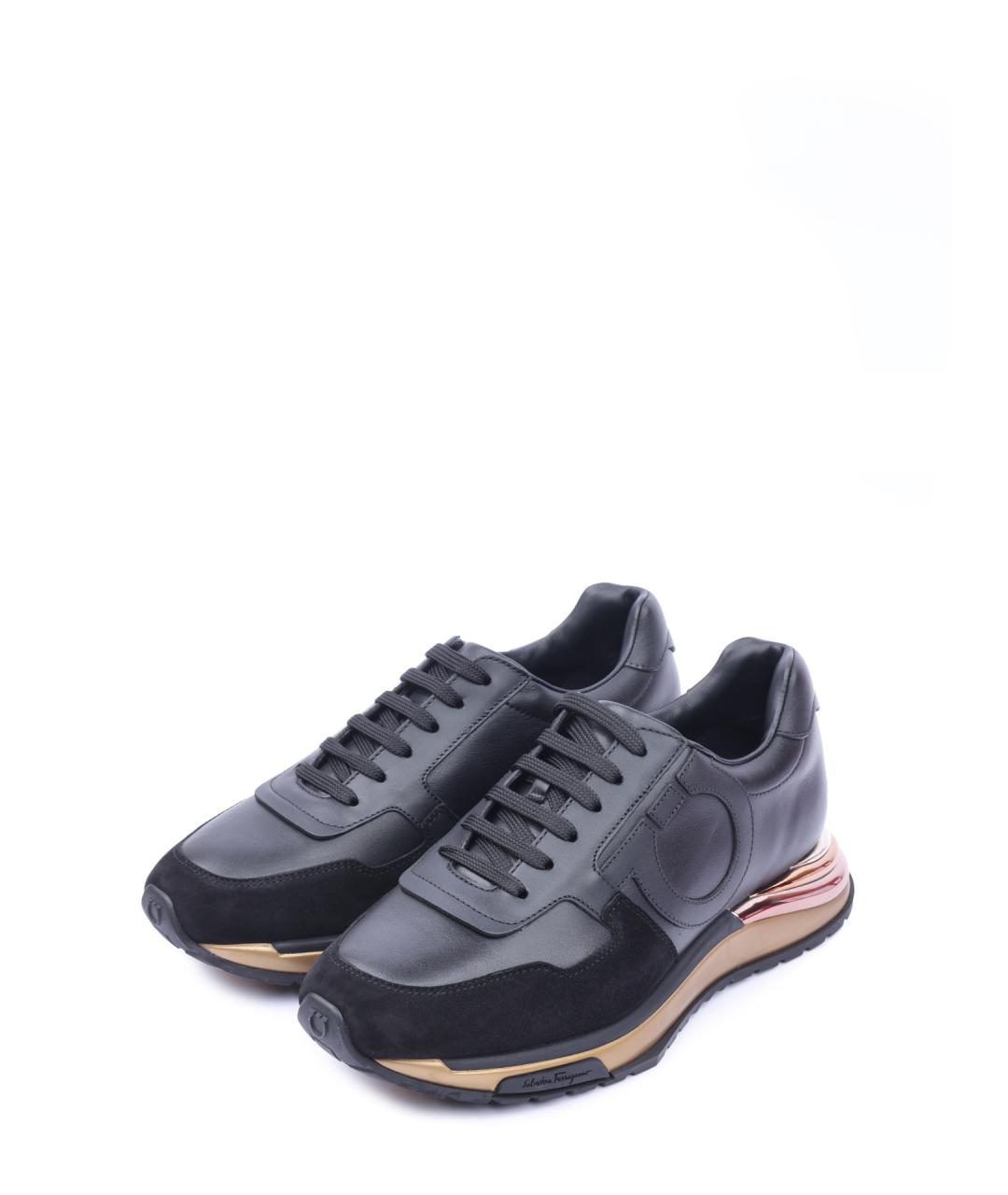 FERRAGAMO Кожаные кроссовки, фото 2