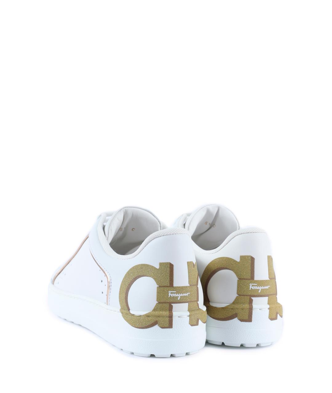 FERRAGAMO Белые кроссовки, фото 3