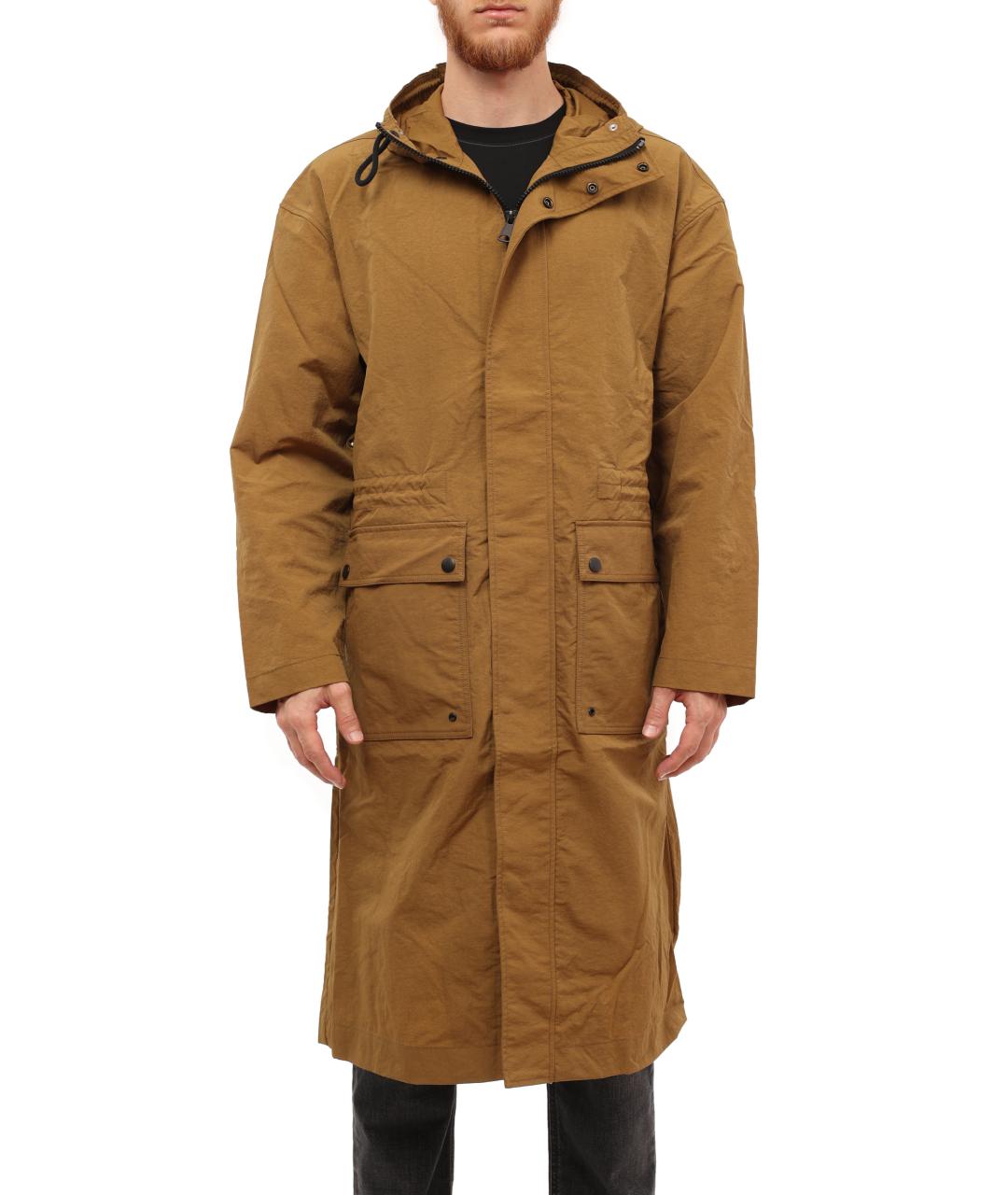 DIESEL Коричневый тренч / плащ, фото 9