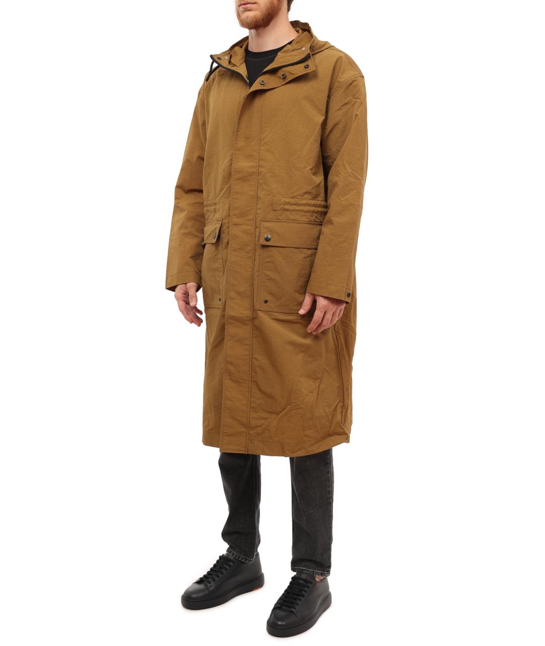 DIESEL Коричневый тренч / плащ, фото 4