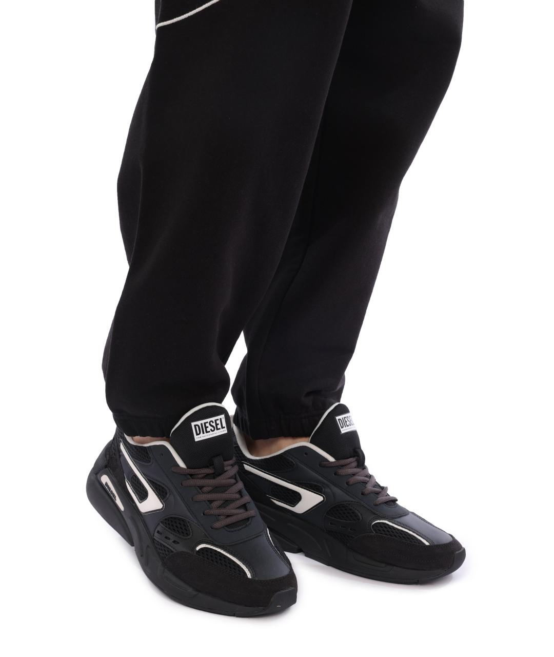 DIESEL Черные низкие кроссовки / кеды, фото 8