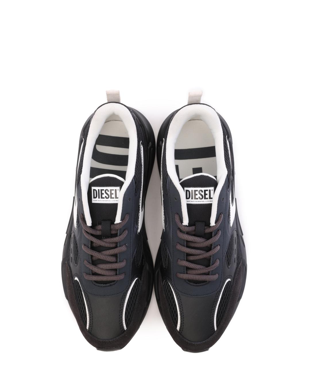 DIESEL Черные низкие кроссовки / кеды, фото 5