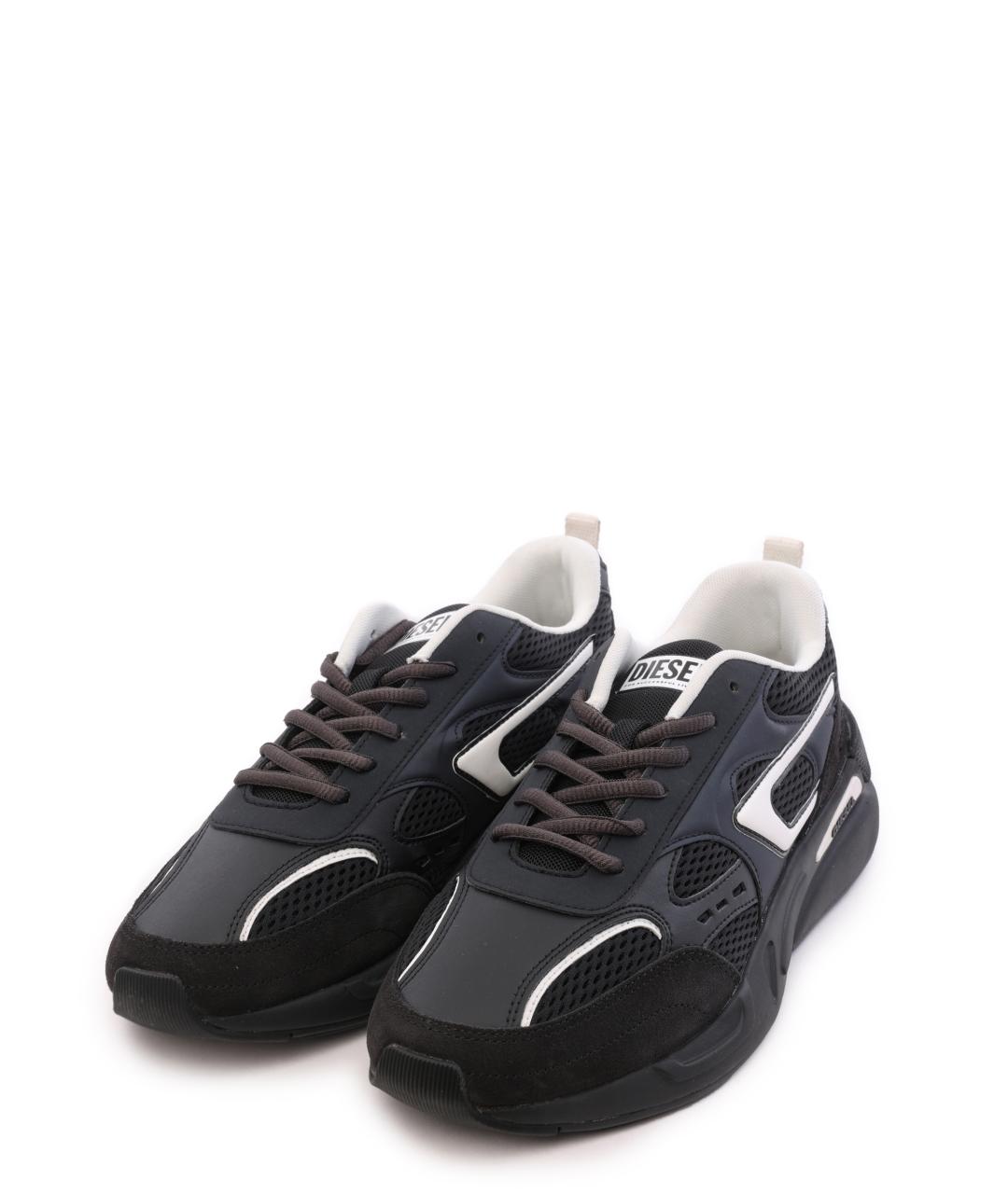 DIESEL Черные низкие кроссовки / кеды, фото 2