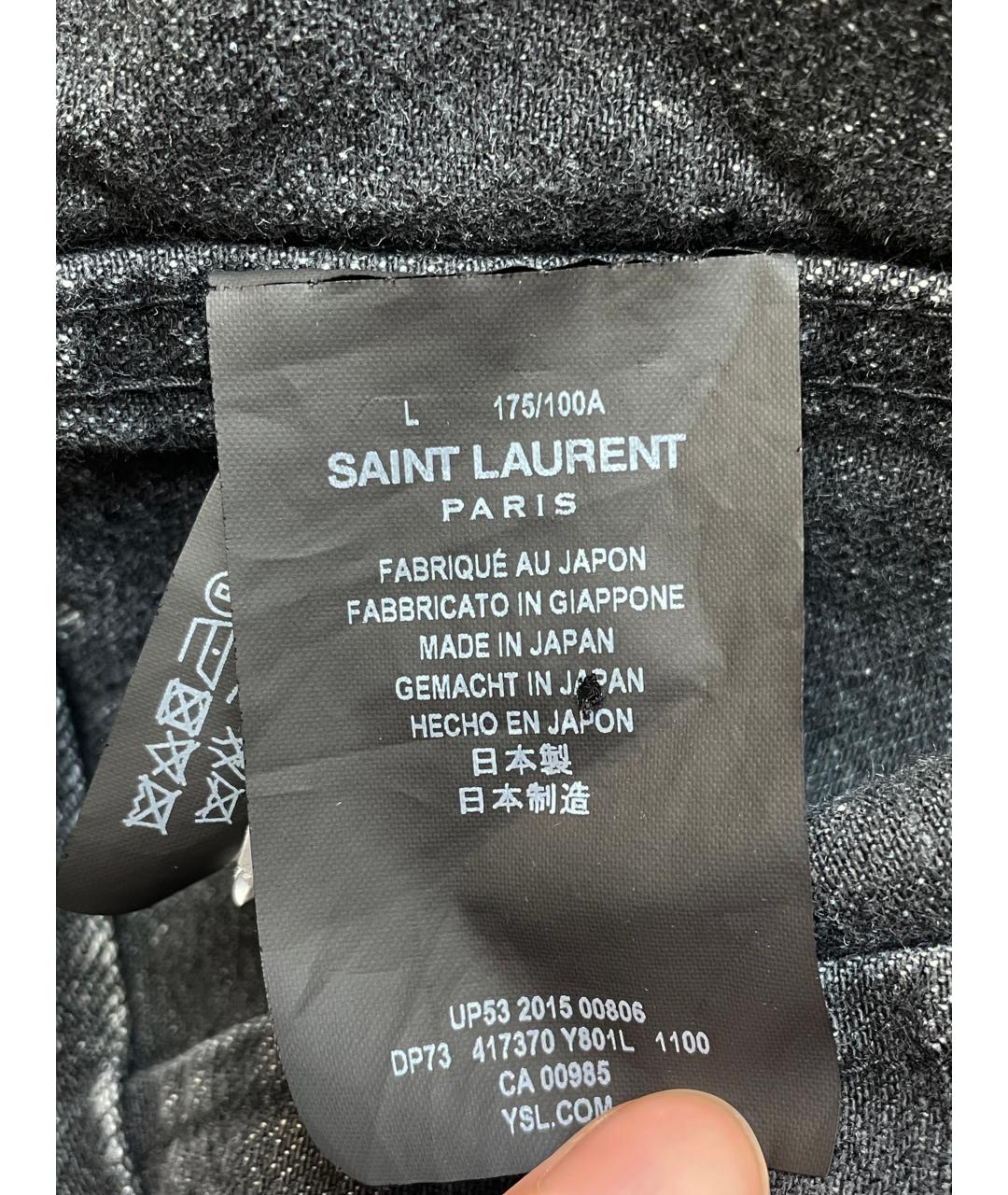 SAINT LAURENT Деним куртка, фото 5