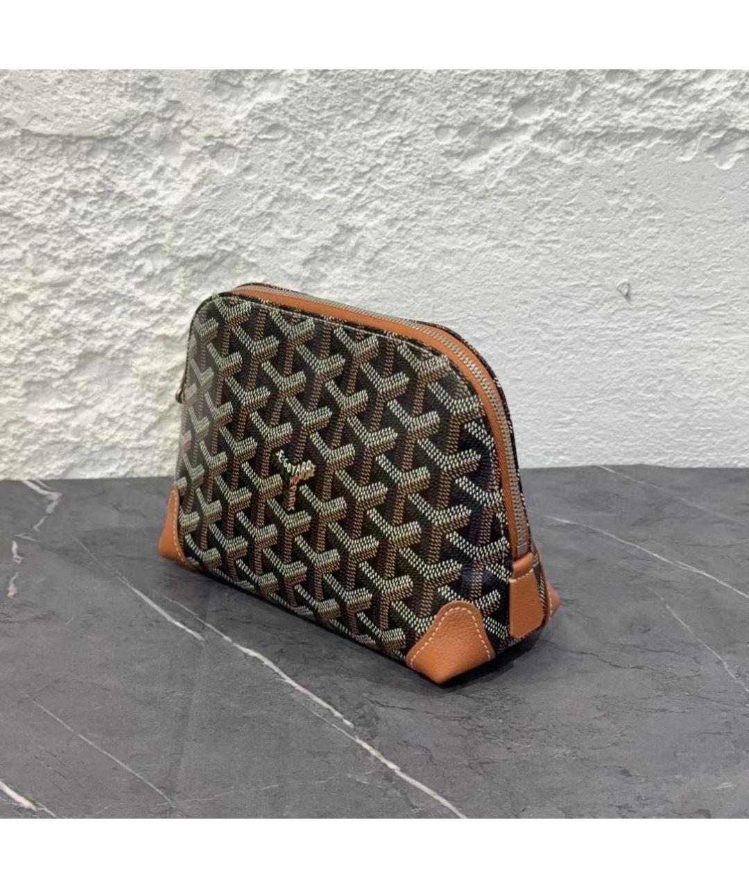 GOYARD Черная косметичка, фото 3