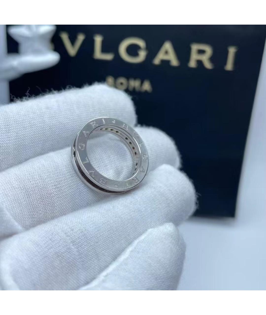 BVLGARI Серебряное кольцо из белого золота, фото 7