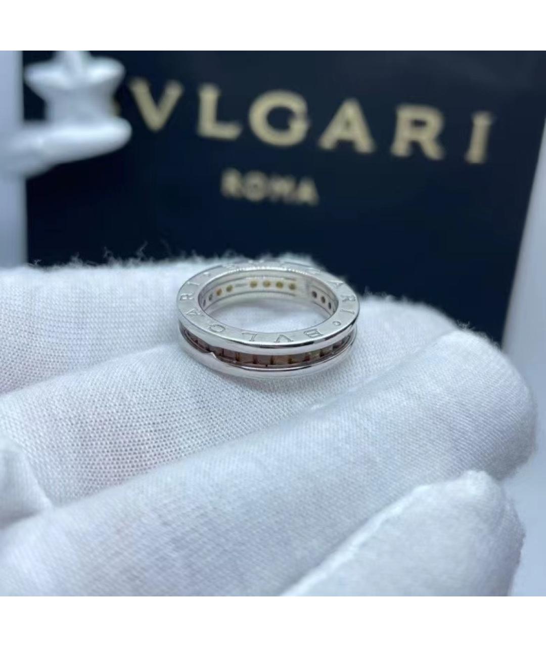 BVLGARI Серебряное кольцо из белого золота, фото 5