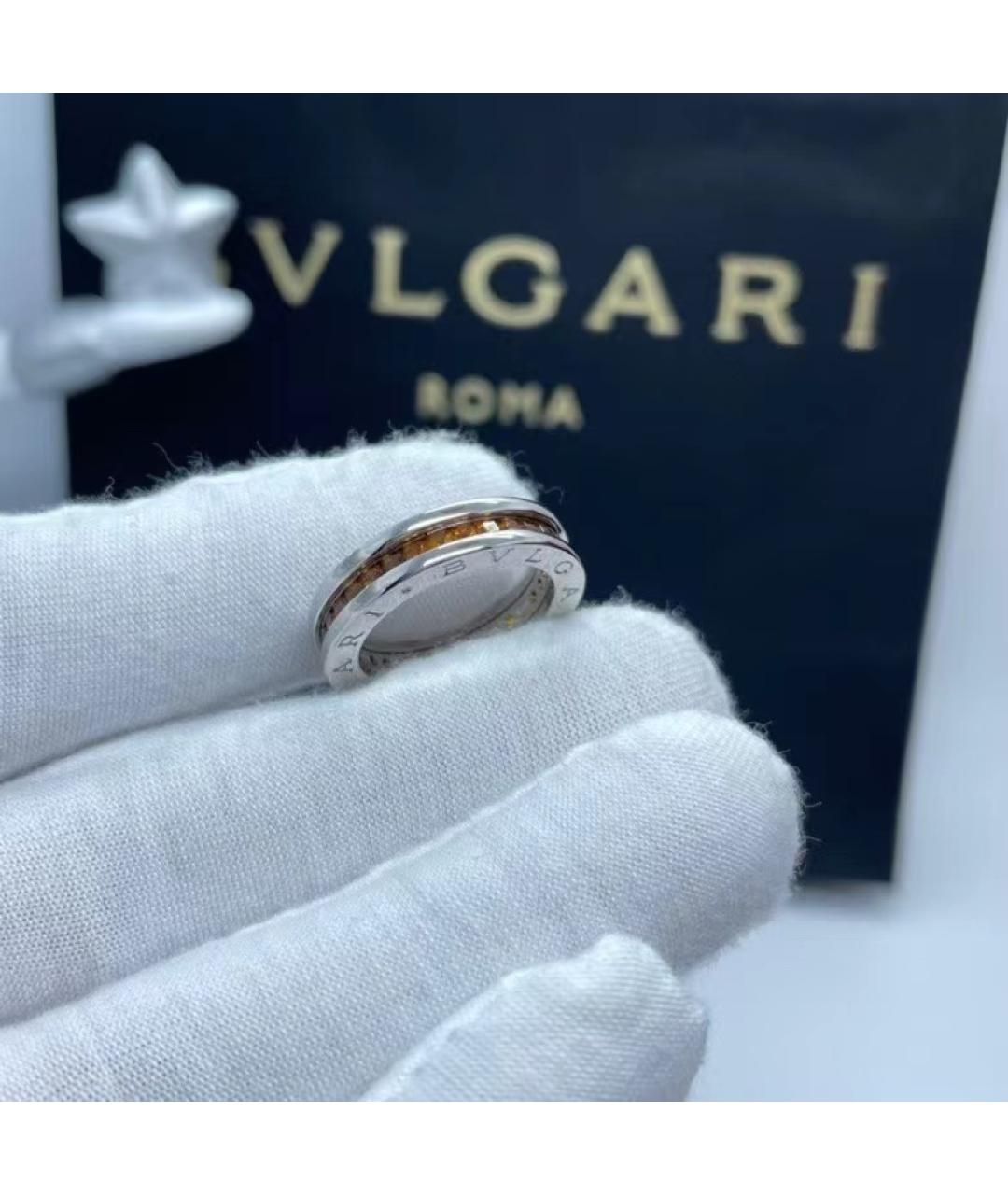 BVLGARI Серебряное кольцо из белого золота, фото 4