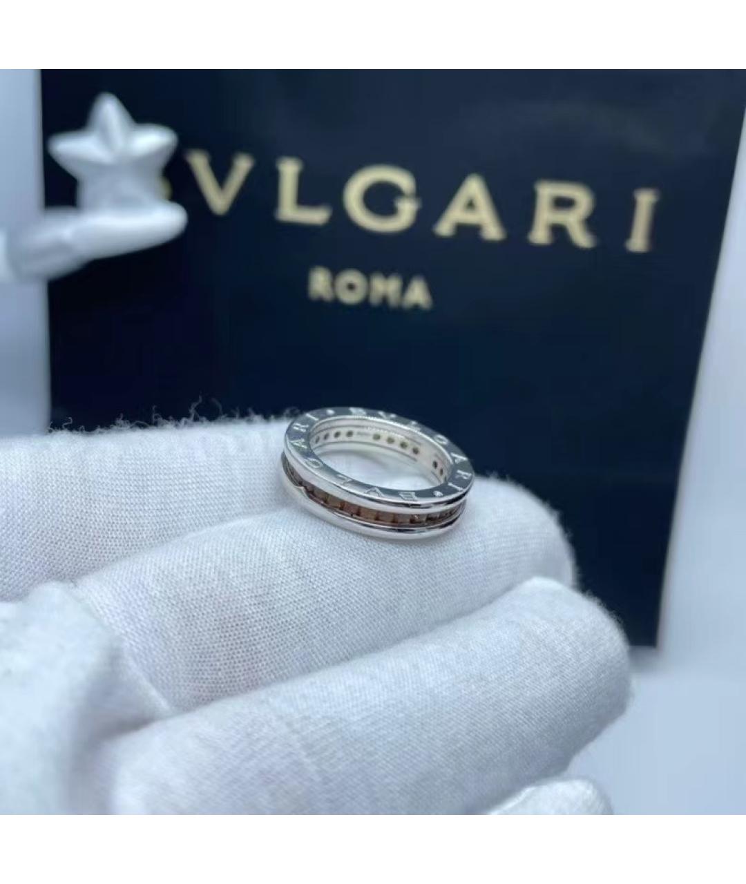 BVLGARI Серебряное кольцо из белого золота, фото 2