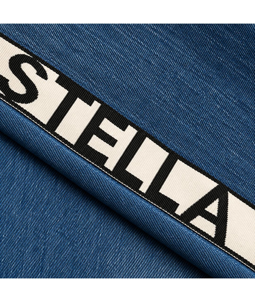 STELLA MCCARTNEY Голубые хлопко-эластановые джинсы слим, фото 4