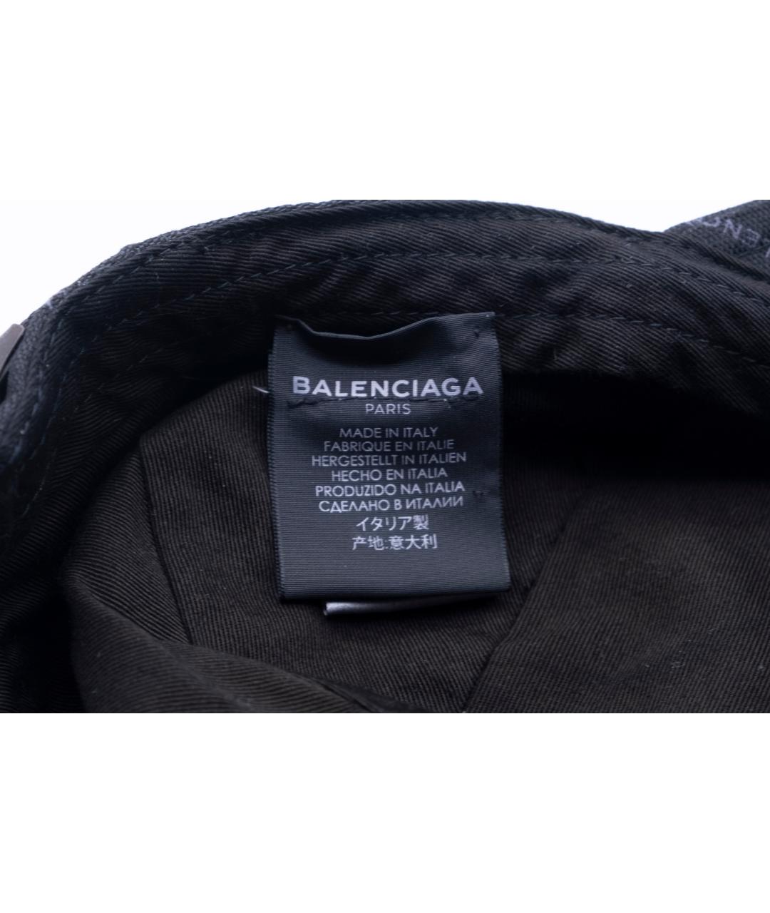 BALENCIAGA Черная хлопковая кепка/бейсболка, фото 5