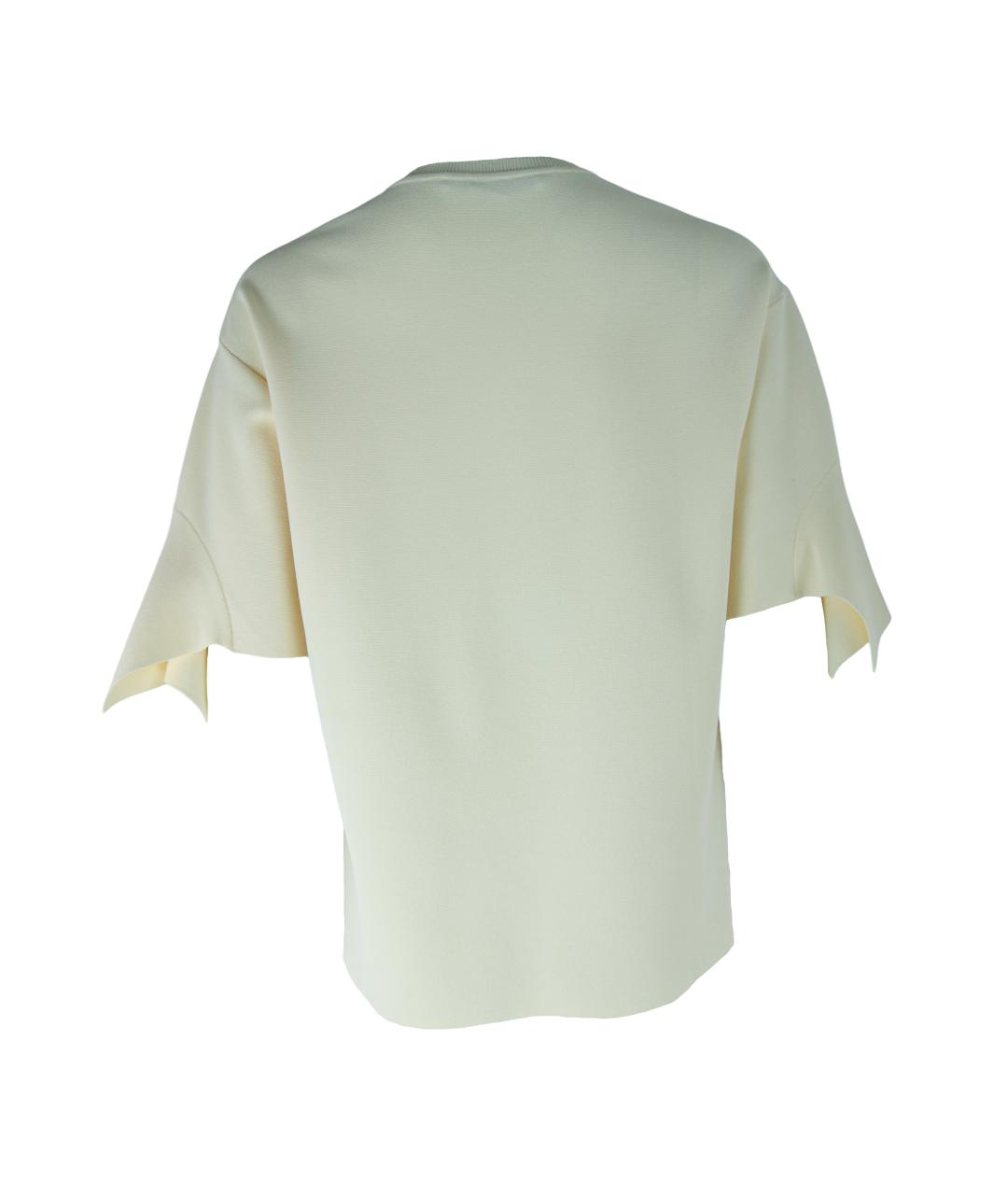 STELLA MCCARTNEY Бежевая вискозная блузы, фото 8