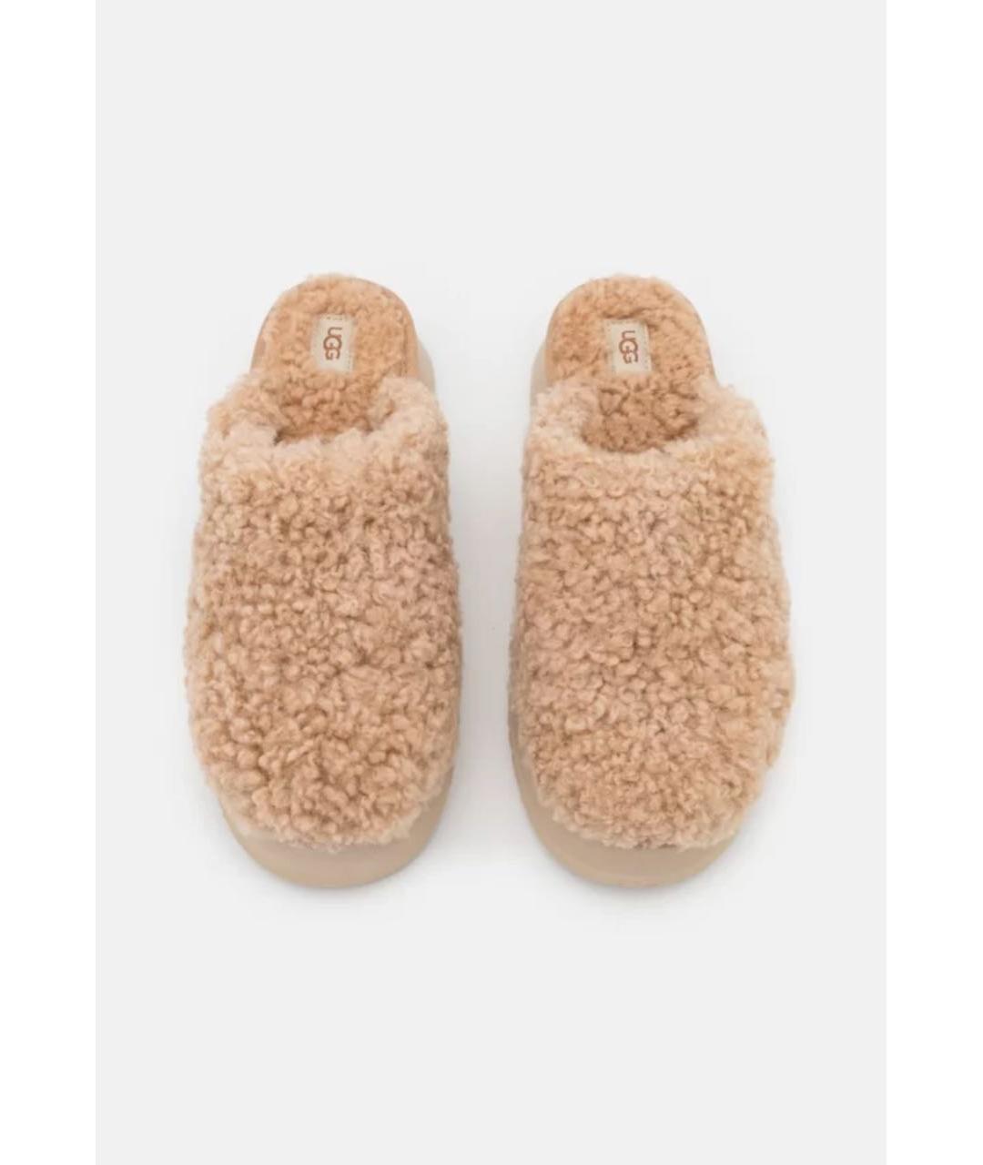 UGG AUSTRALIA Бежевые шлепанцы, фото 2