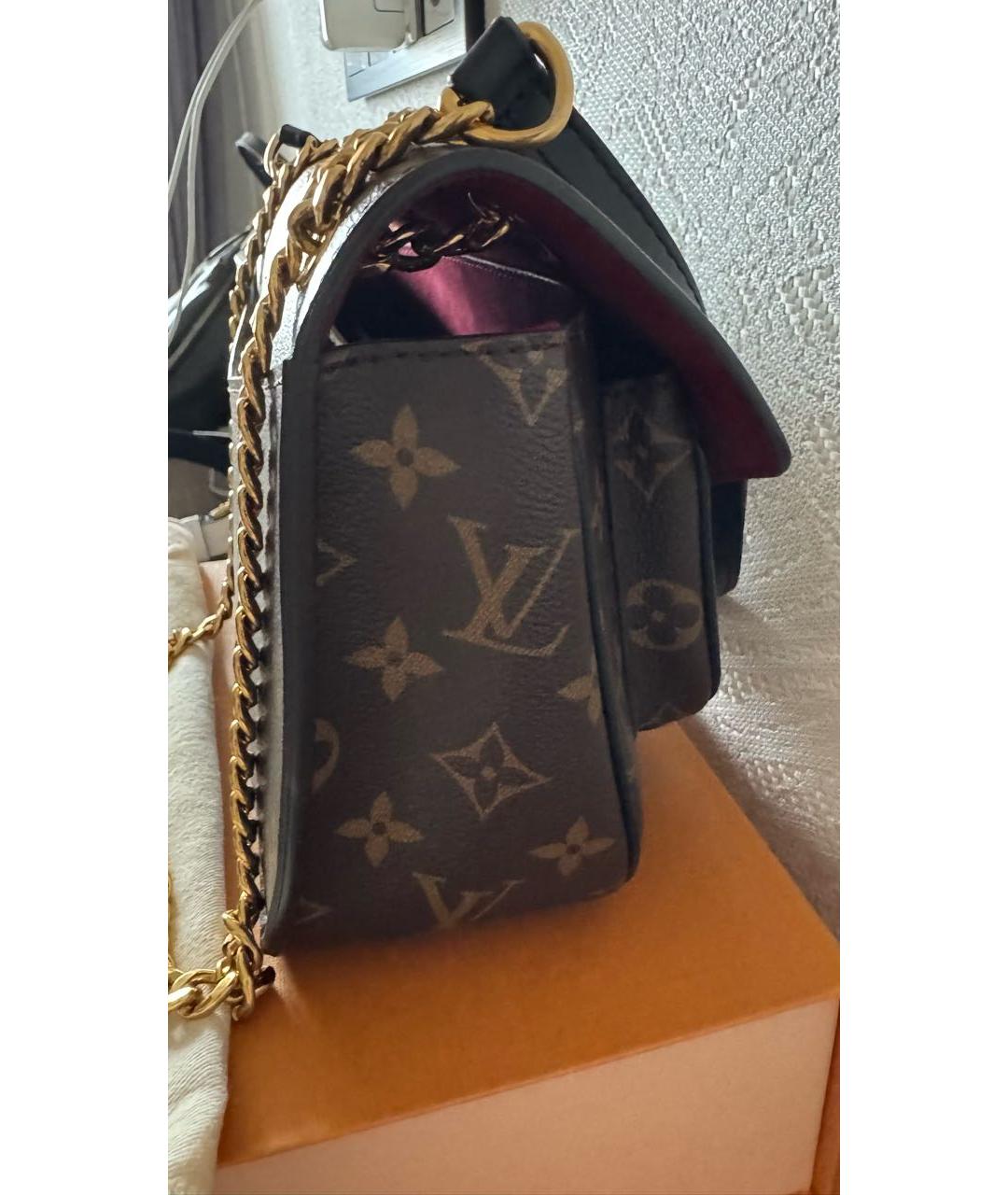 LOUIS VUITTON Коричневая сумка через плечо, фото 4