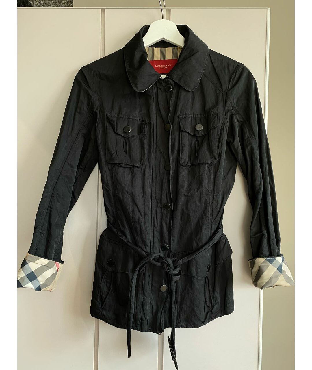 BURBERRY Черный тренч/плащ, фото 4